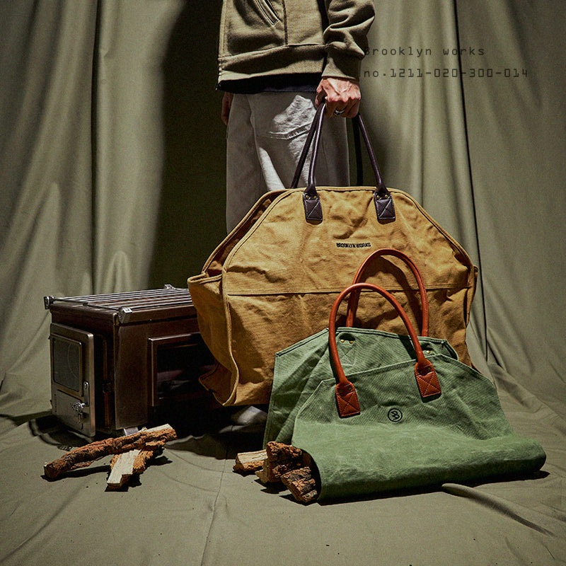 CANVAS FIRE WOOD BAG / キャンバスファイヤーウッドバッグ