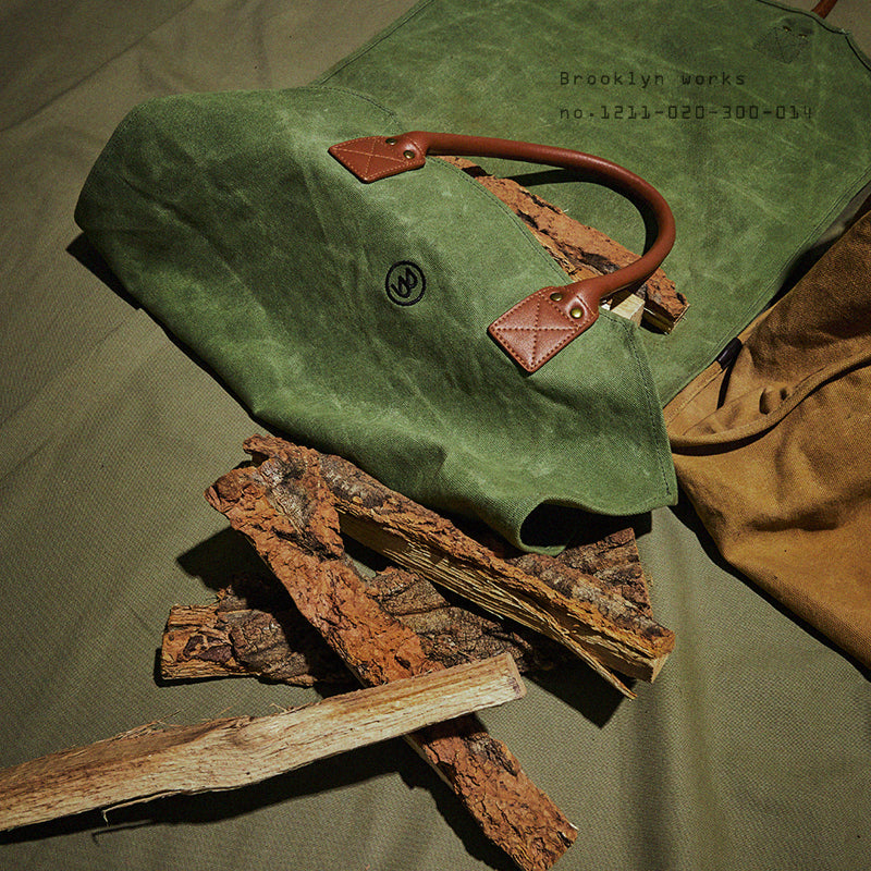 CANVAS FIRE WOOD BAG / キャンバスファイヤーウッドバッグ