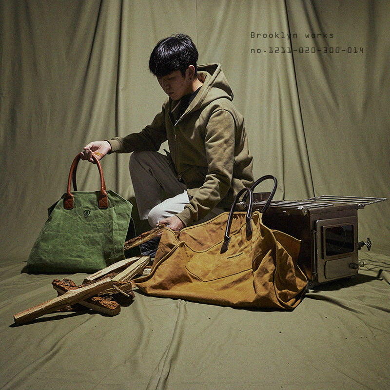 CANVAS FIRE WOOD BAG / キャンバスファイヤーウッドバッグ